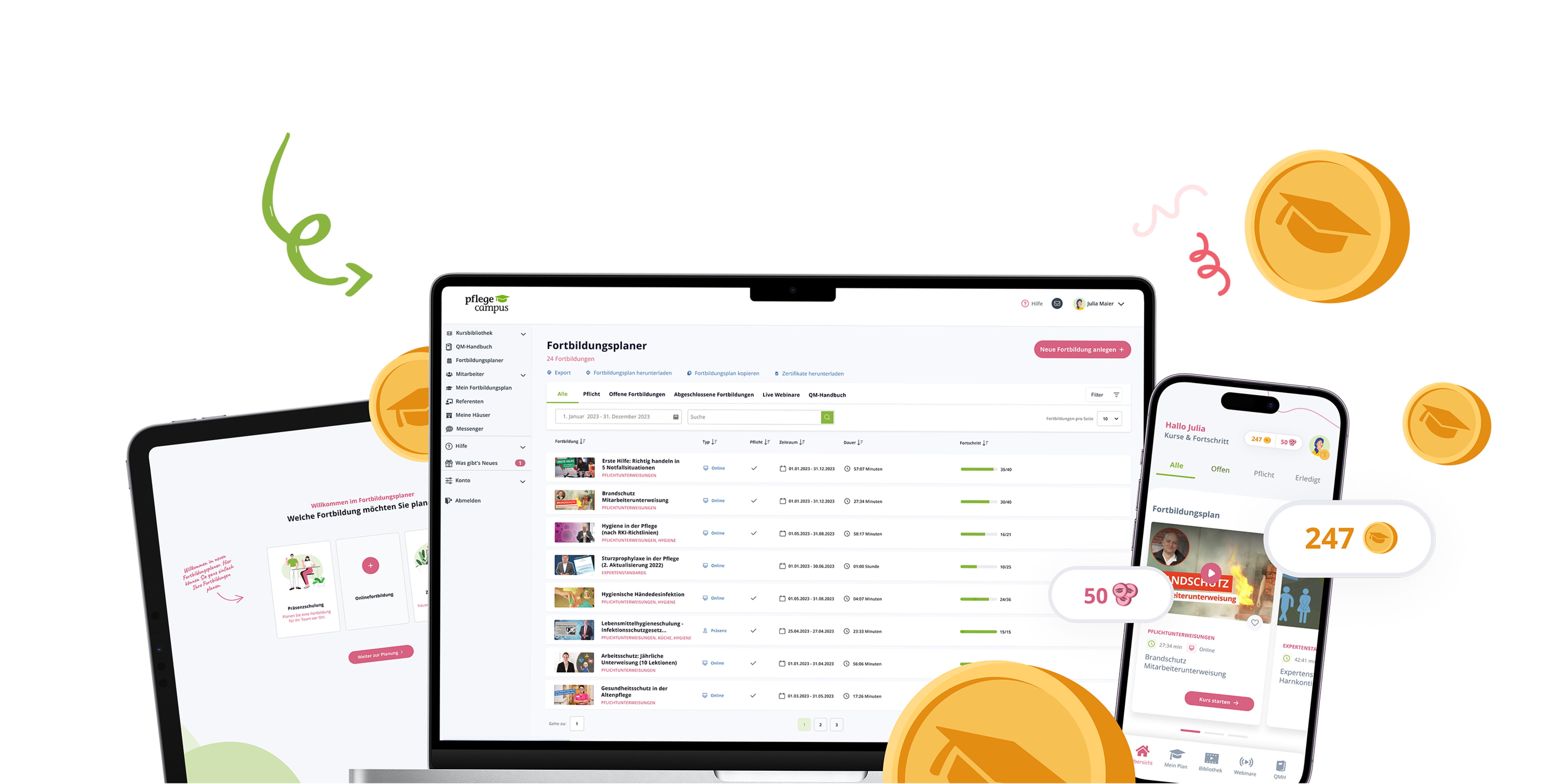 Aktuelle Messeinformationen von Pflegecampus