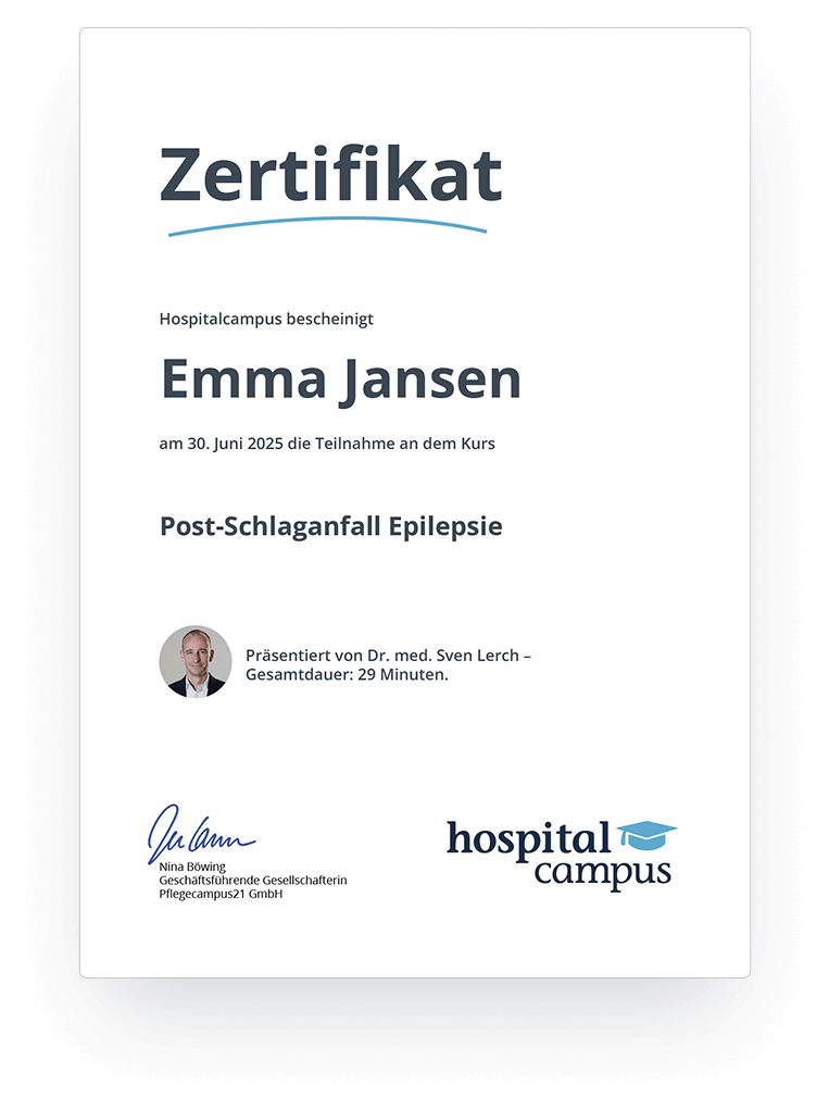 Zertifikat Vorschau
