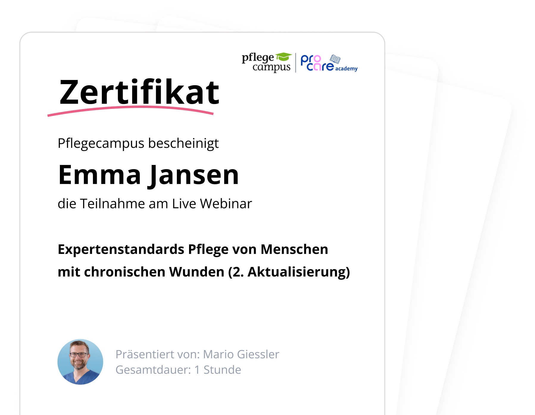 Zertifikat